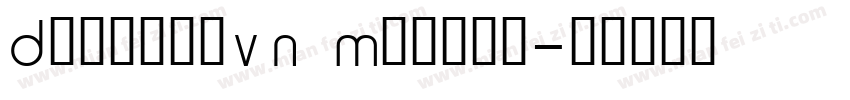 DoumbarVN Medium字体转换